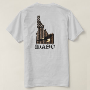 BALD EAGLE BURNT HOLZ - IDAHO PATRIOT BLK T-Shirt
