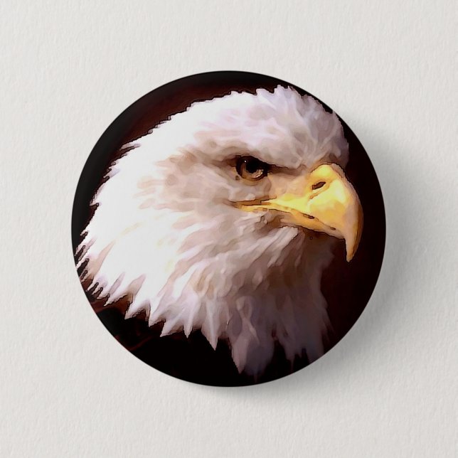 Bald Eagle Button (Vorderseite)