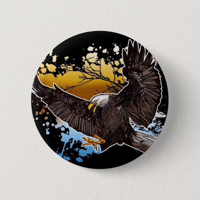 Bald Eagle Button (Vorderseite)