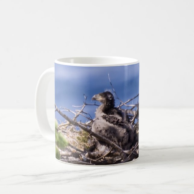 Bald Eagle Chick - Tasse (Vorderseite Links)