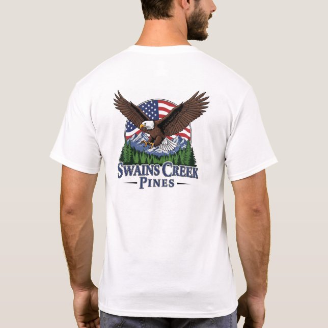 Bald Eagle Design T-Shirt (Rückseite)