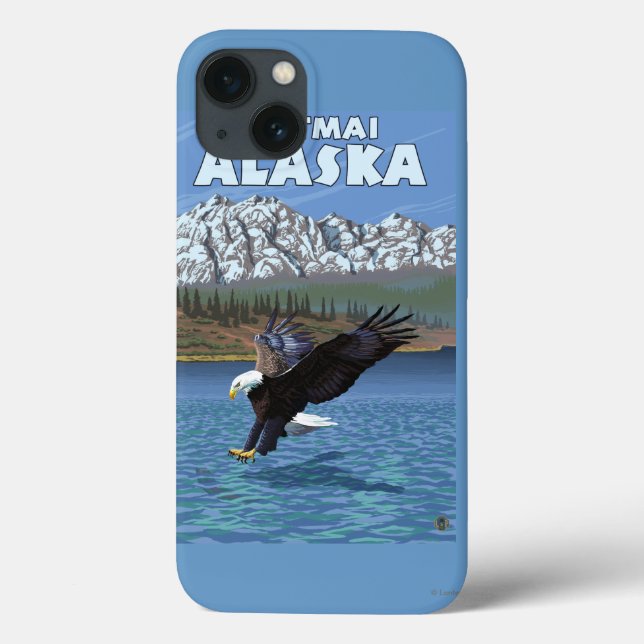 Bald Eagle Diving - Katmai, Alaska Case-Mate iPhone Hülle (Rückseite)