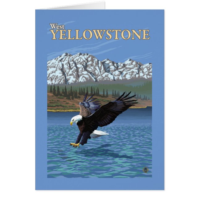 Bald Eagle Diving - West Yellowstone, MT (Vorne)