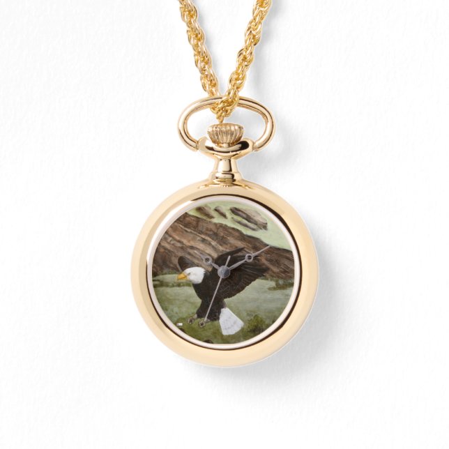 Bald Eagle Double Rap Gold Watch Armbanduhr (Vorderseite)