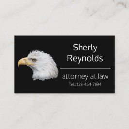 Bald Eagle einfach anpassbar Visitenkarte