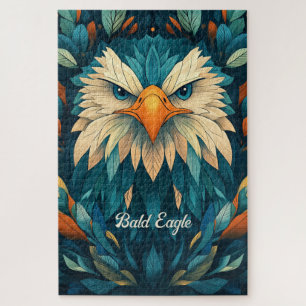 Bald Eagle Geometric Illustration Puzzle