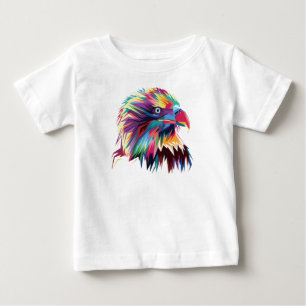 Bald Eagle Geometric Prismatic Design-80590 Baby T-shirt