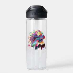 Bald Eagle Geometric Prismatic Design-80590 Trinkflasche