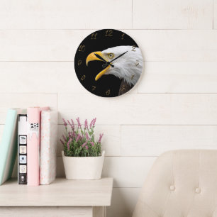 Bald Eagle Große Wanduhr