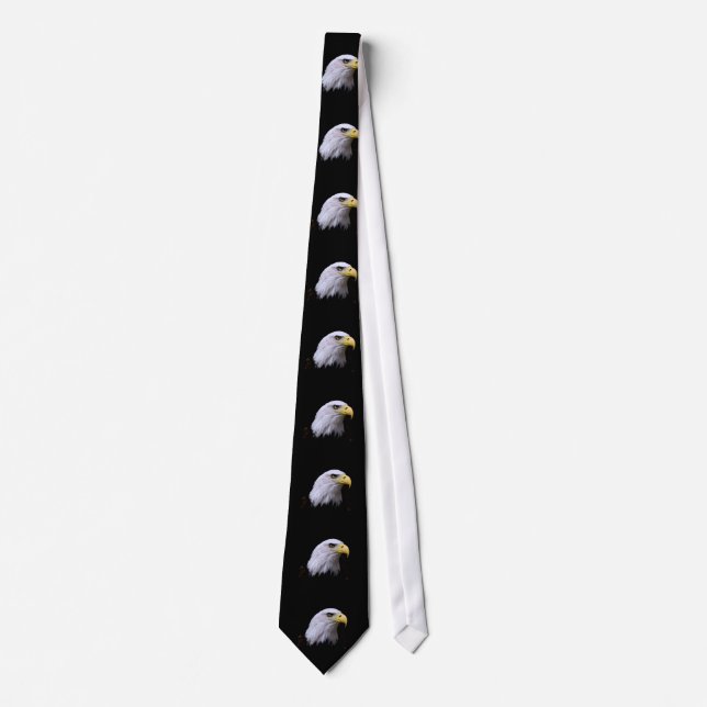 Bald Eagle Head Neck Tie Krawatte (Vorderseite)