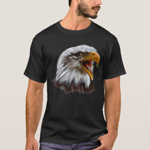 Bald Eagle Head Vogelbeobachtung Fan T-Shirt