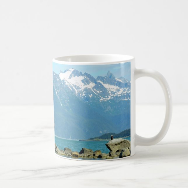 Bald Eagle im Skagway Alaska Kaffeetasse (Rechts)