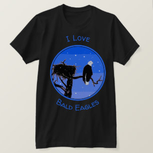 Bald Eagle im Winter - Original Wildlife Art T-Shirt