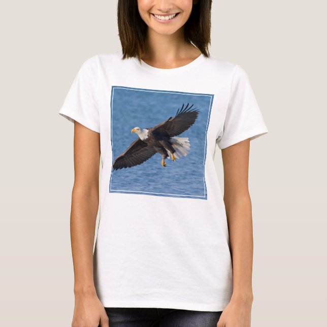 Bald eagle in flight T-Shirt (Vorderseite)