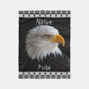 Bald Eagle Indianerstolz Soft Fleecedecke