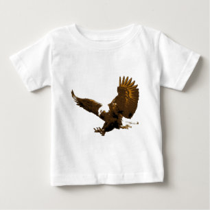 Bald Eagle Landing Baby T-shirt