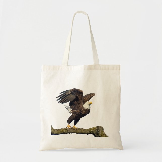 Bald Eagle Leap! Tragetasche (Vorne)