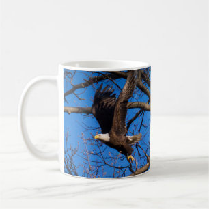 Bald Eagle Liftoff Kaffeetasse