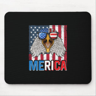 Bald Eagle Merica 4. Juli Mousepad