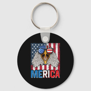 Bald Eagle Merica 4. Juli Schlüsselanhänger