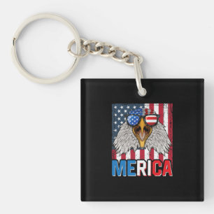 Bald Eagle Merica 4. Juli Schlüsselanhänger