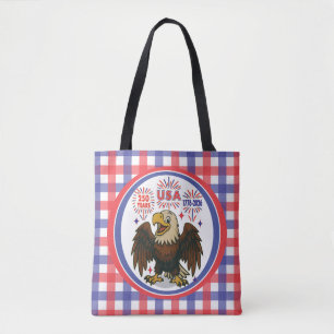 Bald Eagle mit Fireworks- USA 250 Years 1776-2026