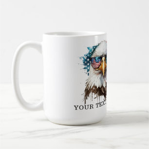 Bald Eagle modernes und einzigartiges nationales S Kaffeetasse