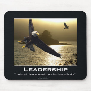 Bald Eagle Motivierend Mousepad