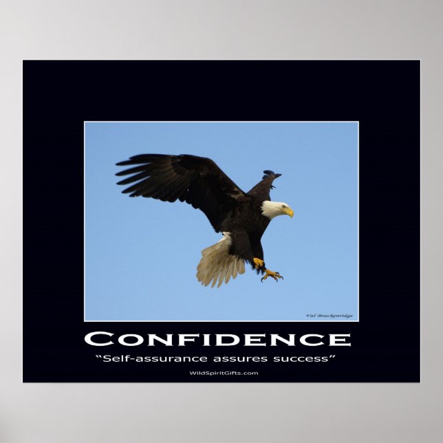 Bald Eagle Motivierend Poster (Vorne)