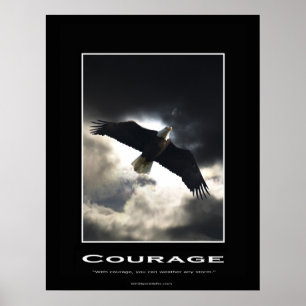 Bald Eagle Motivierend Poster