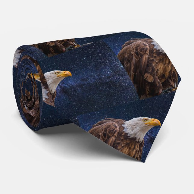 Bald Eagle Necktie Krawatte (Gerollt)