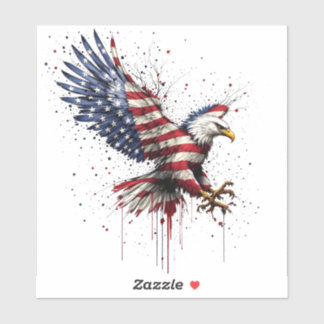 Bald Eagle of Freedom Aufkleber