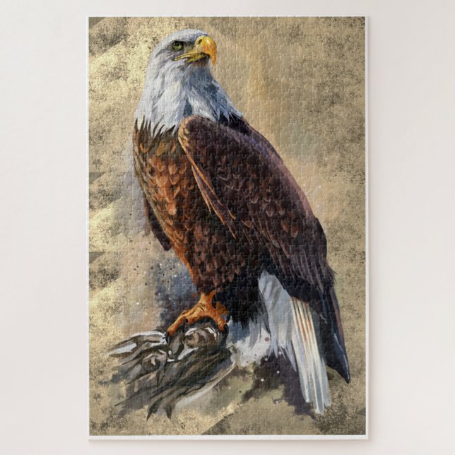 Bald Eagle Painting Jigsaw Puzzle (Vertikal)