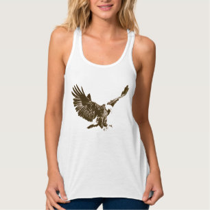 Bald Eagle Pop Art Tank Top