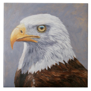 Bald Eagle Portrait Fliese