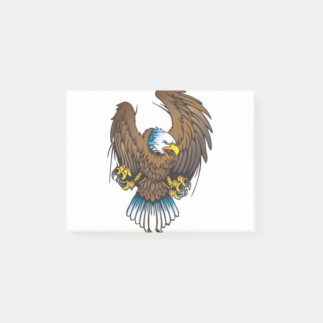 Bald Eagle Post-it Klebezettel (Vorderseite)