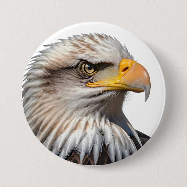 Bald Eagle Profile Button (Vorderseite)