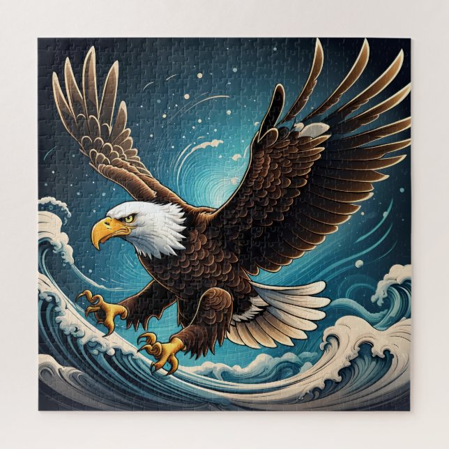 Bald Eagle Puzzle (Vertikal)