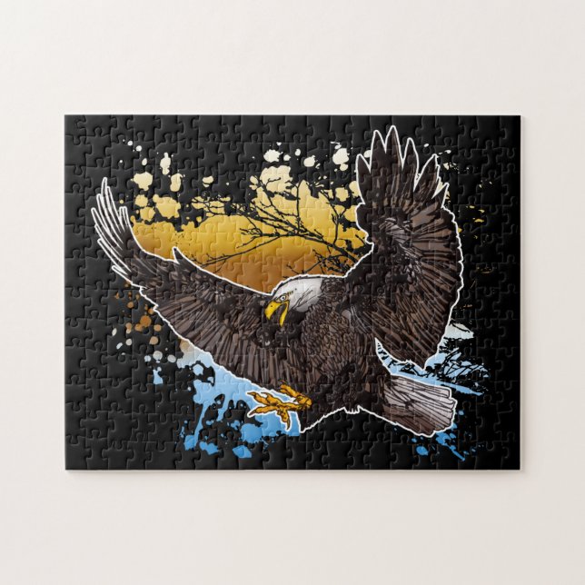 Bald Eagle Puzzle (Horizontal)
