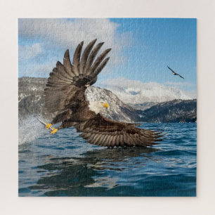 Bald Eagle schnappt sich einen Biss Puzzle