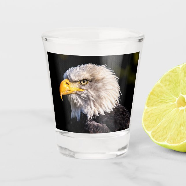 Bald Eagle Schnapsglas (Vorderseite)