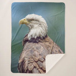 Bald Eagle Sherpa Fleece Blanket Sherpadecke