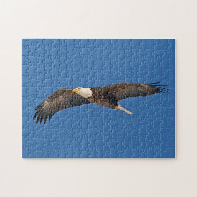 Bald Eagle Sky High Puzzle (Horizontal)