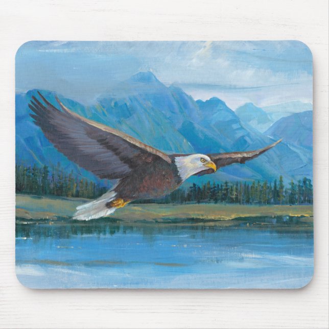 Bald Eagle Soaring Mousepad (Vorne)