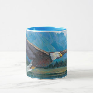 Bald Eagle Soaring Tasse
