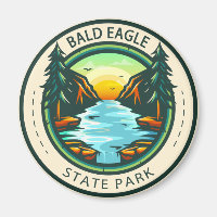 Bald Eagle Staat Park Pennsylvania Abzeichen