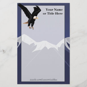 Bald Eagle Stationary Briefpapier