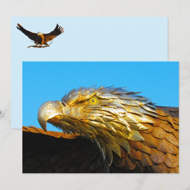 Bald Eagle Statue (Vorne/Hinten)