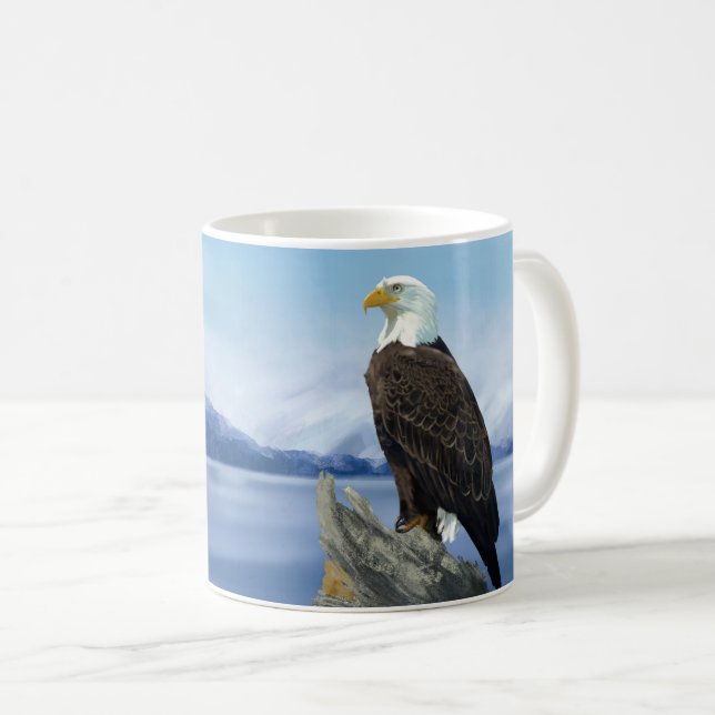 Bald Eagle Tasse (VorderseiteRechts)