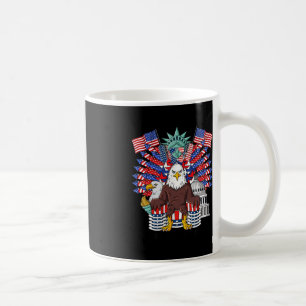 Bald Eagle Throne 4. Juli USA Patriotic Boys K Kaffeetasse